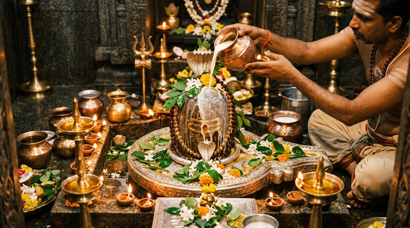 Sri Rudrabhishekam: The Sacred Bathing of Shiva Linga and the Healing Power of Sri Rudram Prashna - Highlight 2