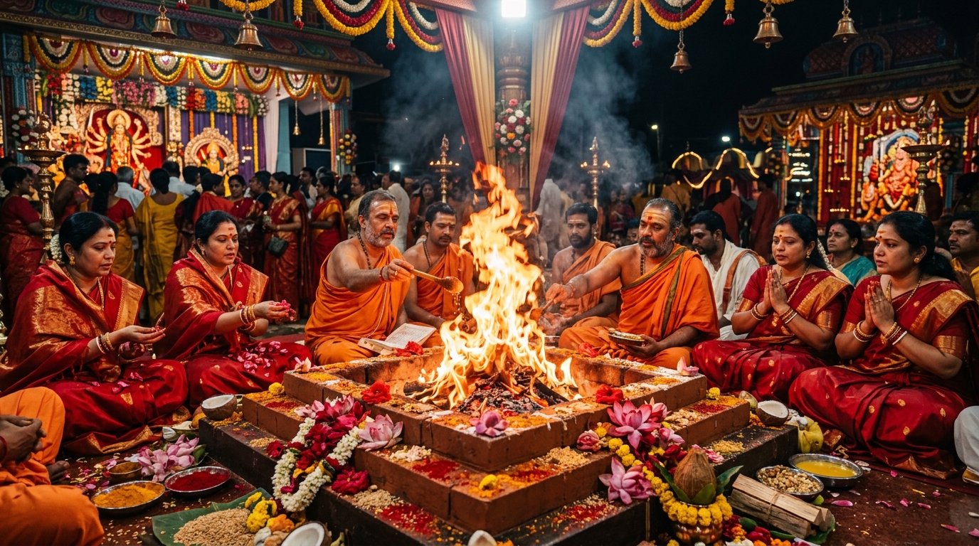 The Supreme Power of Maha Chandi Homa: Durga Saptashati Vidhi for Victory Over Severe Life Hardships - Highlight 3